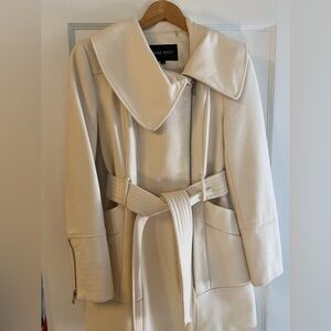 Nine West Women's Beige Trench Coat